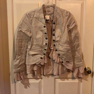 Free People ruffled blazer
